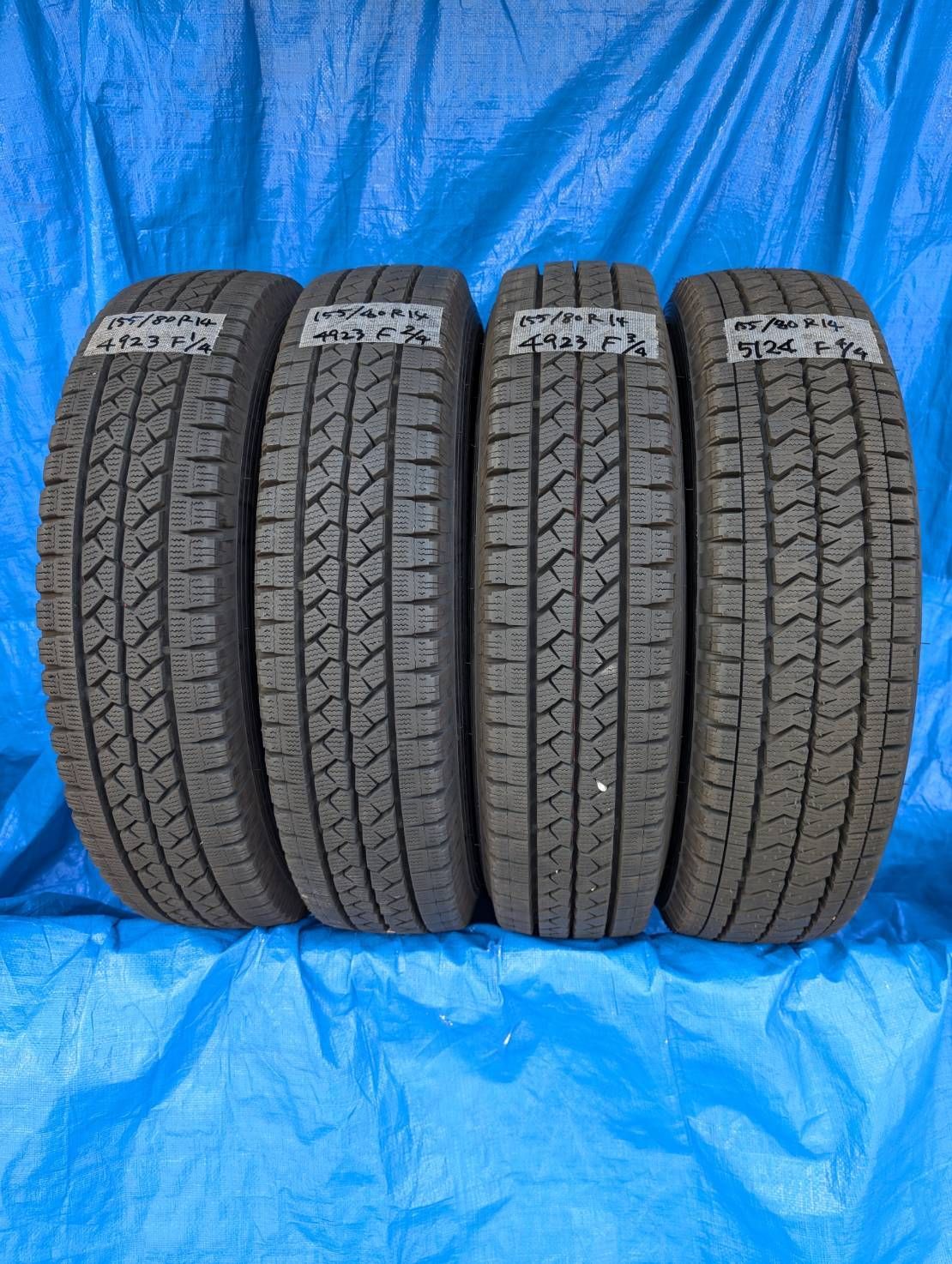 1021) 155/80R14 88/86N LT VL1+ LV10ブリヂストンスタッドレス