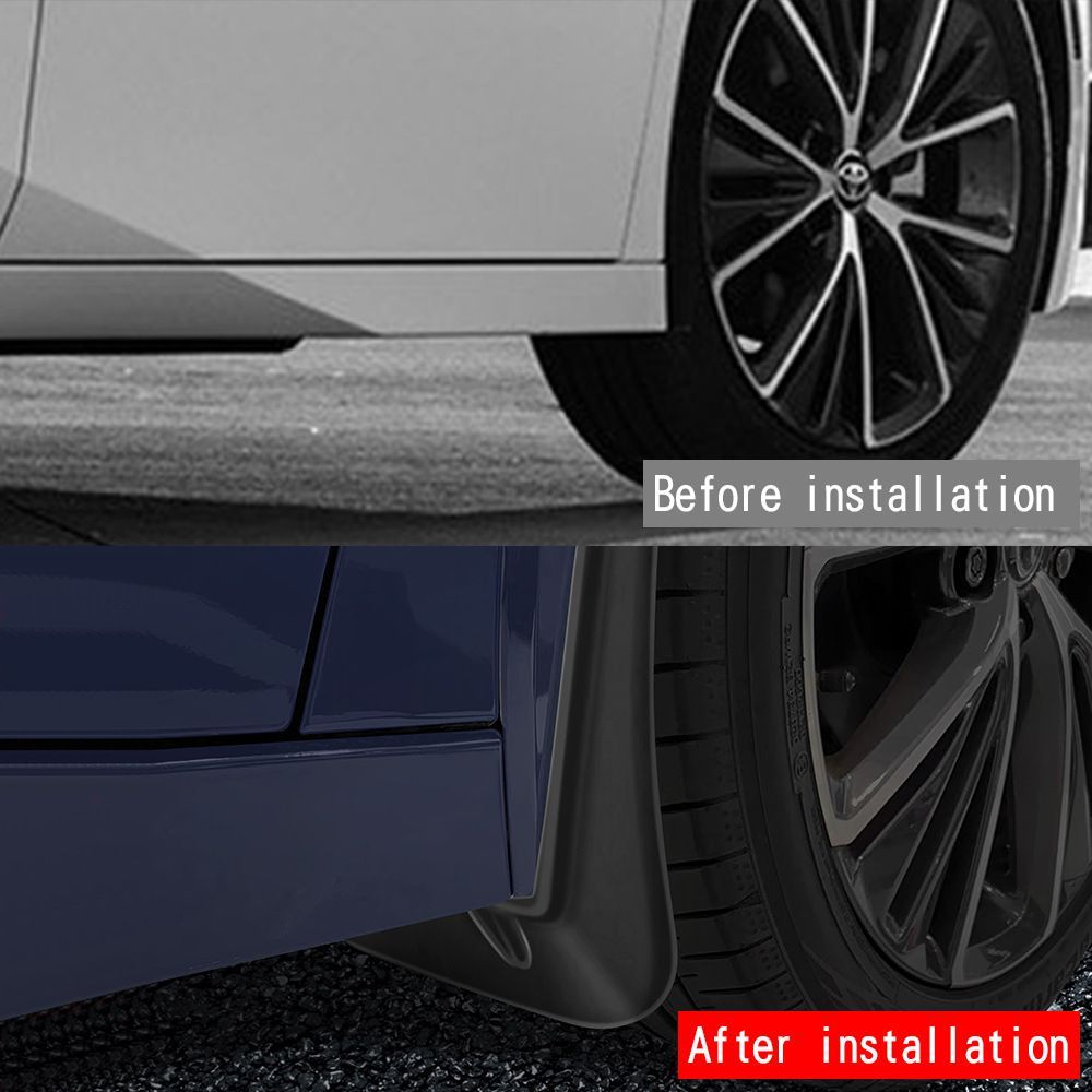 式トヨタPRIUS プリウス 60系 泥除けフェンダーガード 4点セット ABS製 車両保護 傷防止に最適 フロント リア用 FFCRYSTALESIA_COM