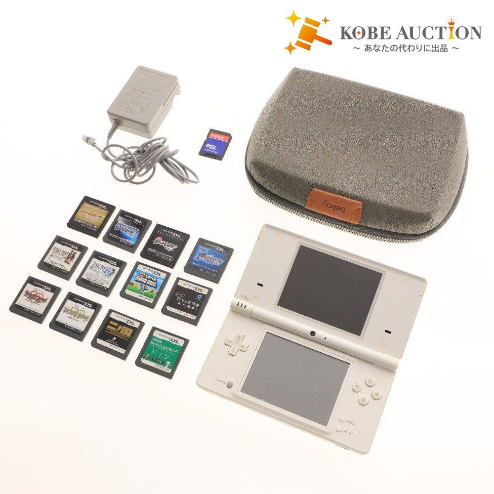 任天堂 ニンテンドーDSi 本体 ソフト12点セットまとめ売り TWL-001 ファイナルファンタジー ポケットモンスター 初期化 通電 済み