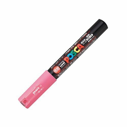 まとめ 三菱鉛筆 水性ペン ポスカ 細 桃 PC1M-13 ×30セット