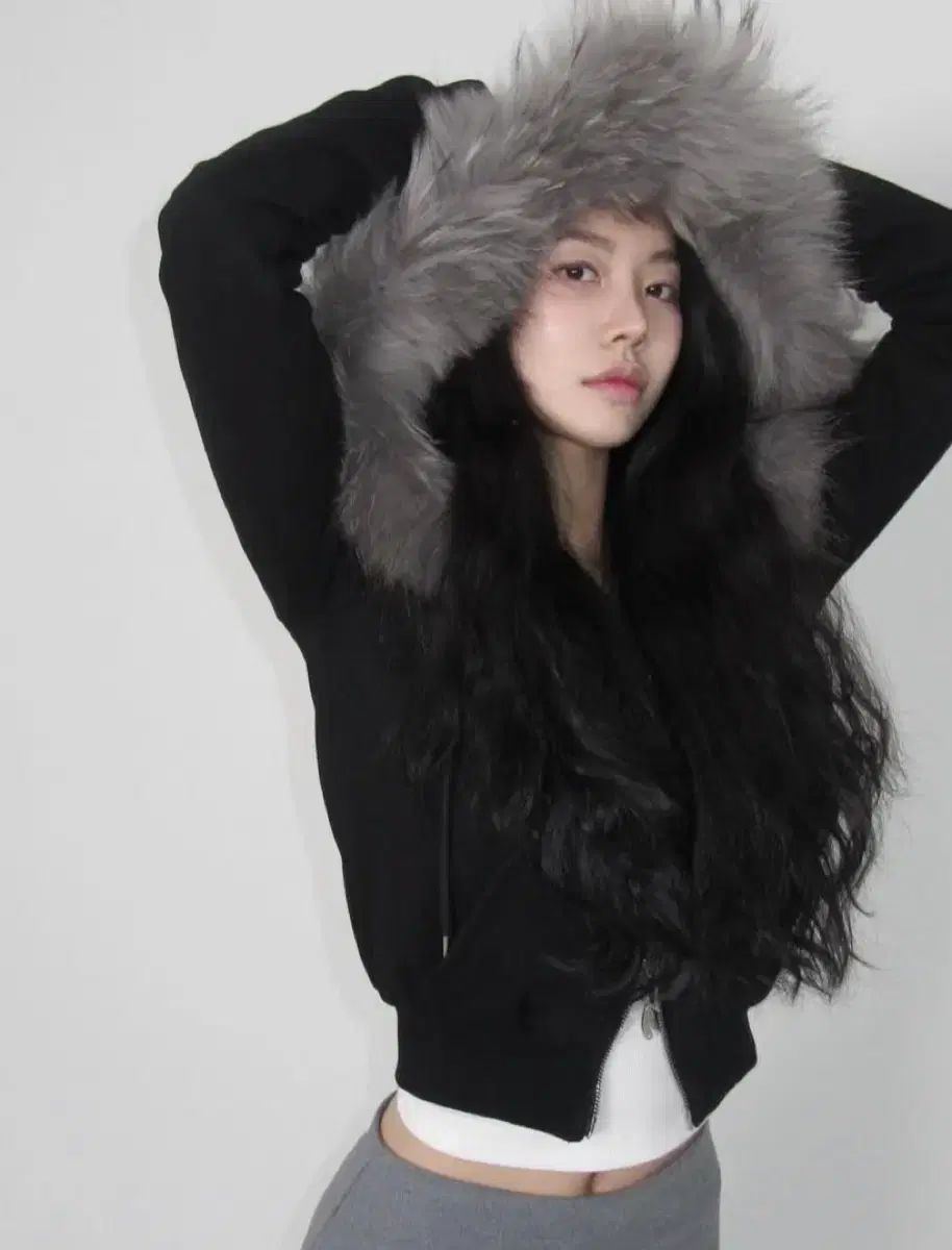 ジップアップ ウール