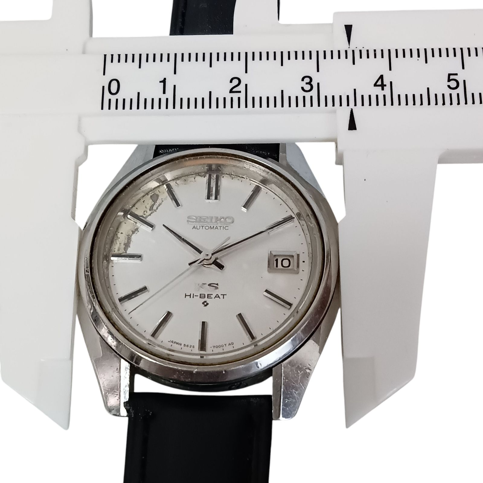 稼働品　SEIKO キングセイコー　HI-BEAT デイト　自動巻き　腕時計 キングセイコー ハイビート自動巻き 1970年製 Ref.5625-7000 56KS 純正