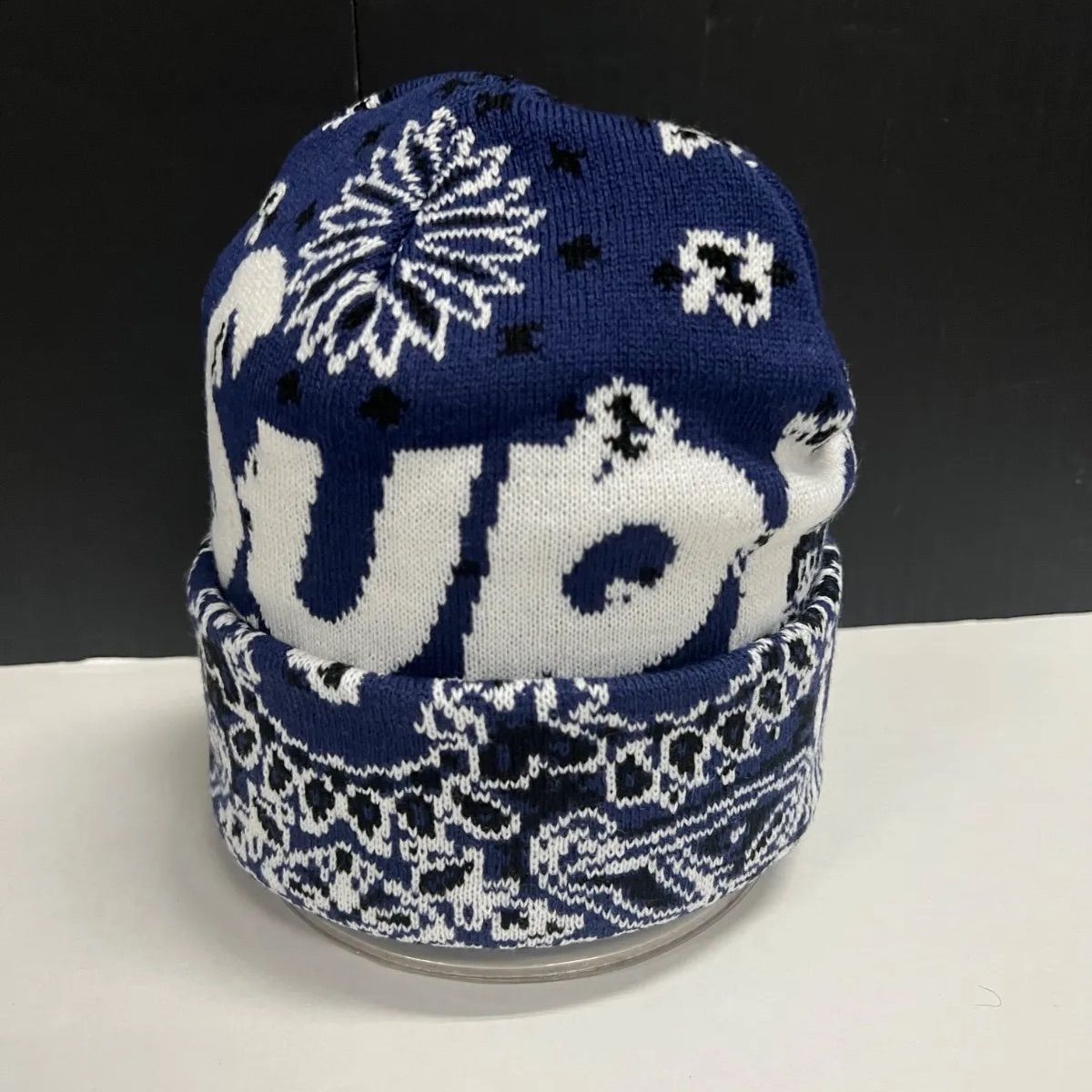 74. supreme 24FW Bandana Big Logo Beanie サイズFree 併売品