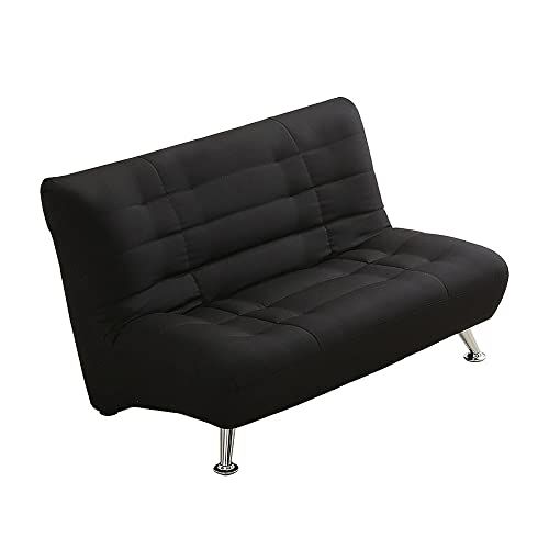 アーバン通商 コンパクトソファ マフィン ブラック 省スペース 2人掛け AZ-3166 2P