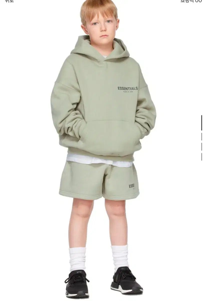 【雷市場（ポンジャン）商品韓国直送】 新品 FEAR OF GOD(フィアオブゴッド) エッセンシャル フード キッズ FEAR OF GOD