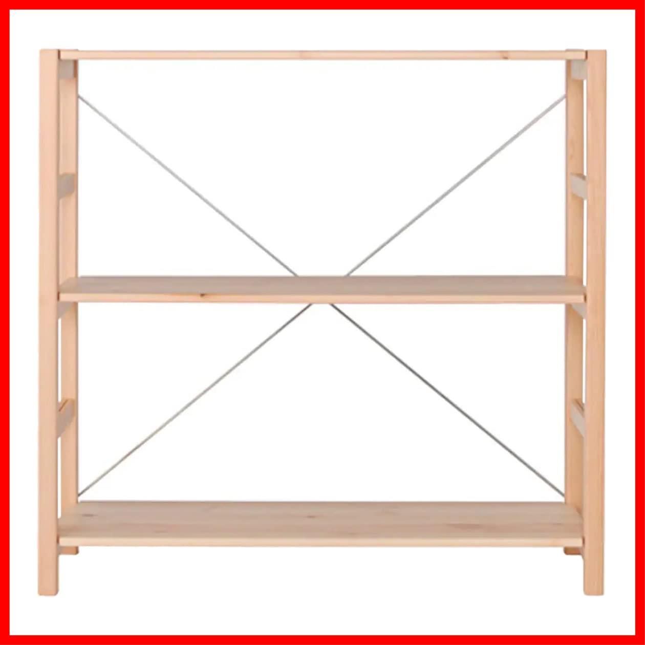 商品 パイン材ユニットシェルフ 小 無印 幅86×奥行26×高さ83cm 61182438