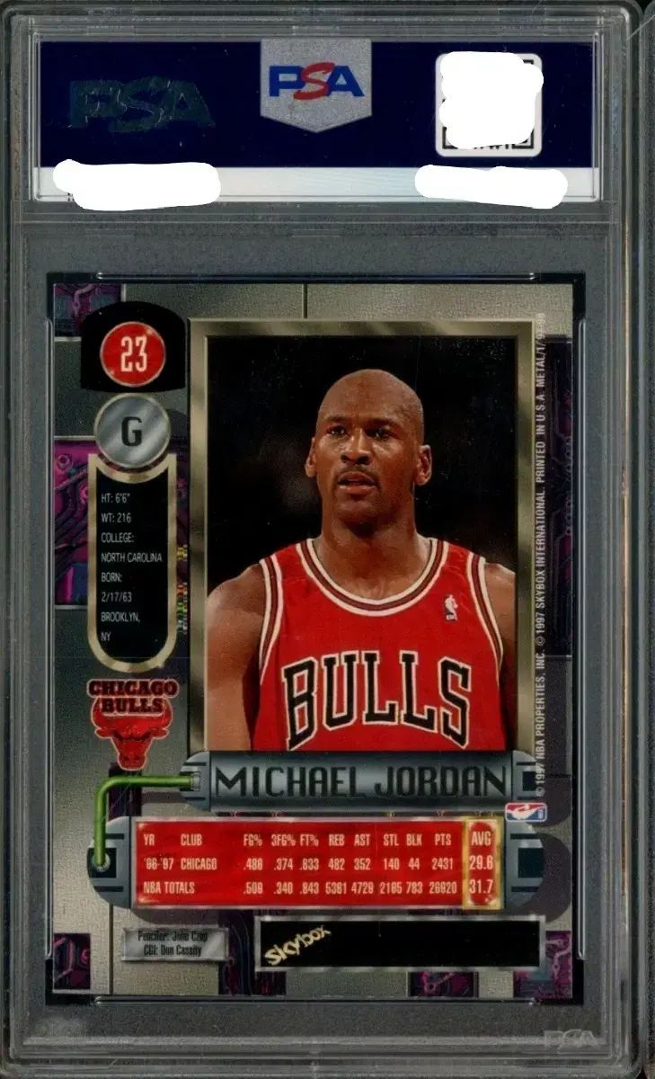 Michael Jordan Metal Universe 1997 金属 マイケル ジョーダン PSA