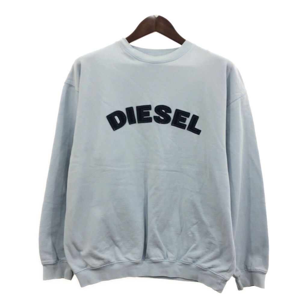 DIESEL ディーゼル スウェット トレーナー ロゴ ライトブルー (メンズ 