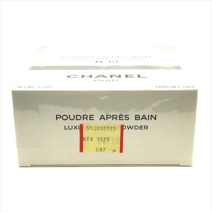 未開封 CHANEL シャネル No19 プードゥル アプレ バスパウダー
