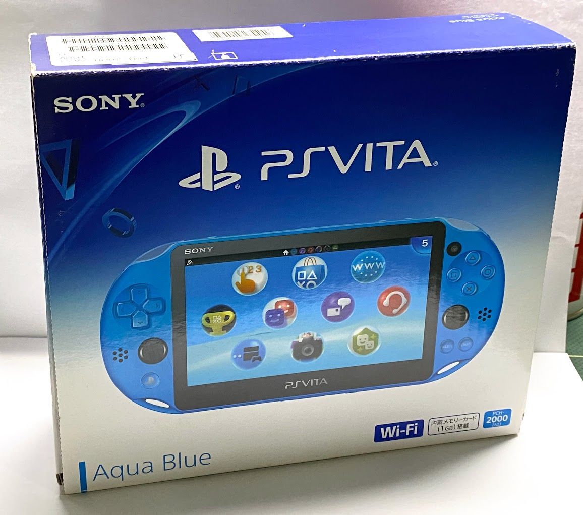 極美品】 PSVita 本体+ソフト 2点セット(アクアブルー PCH-2000/超女神 