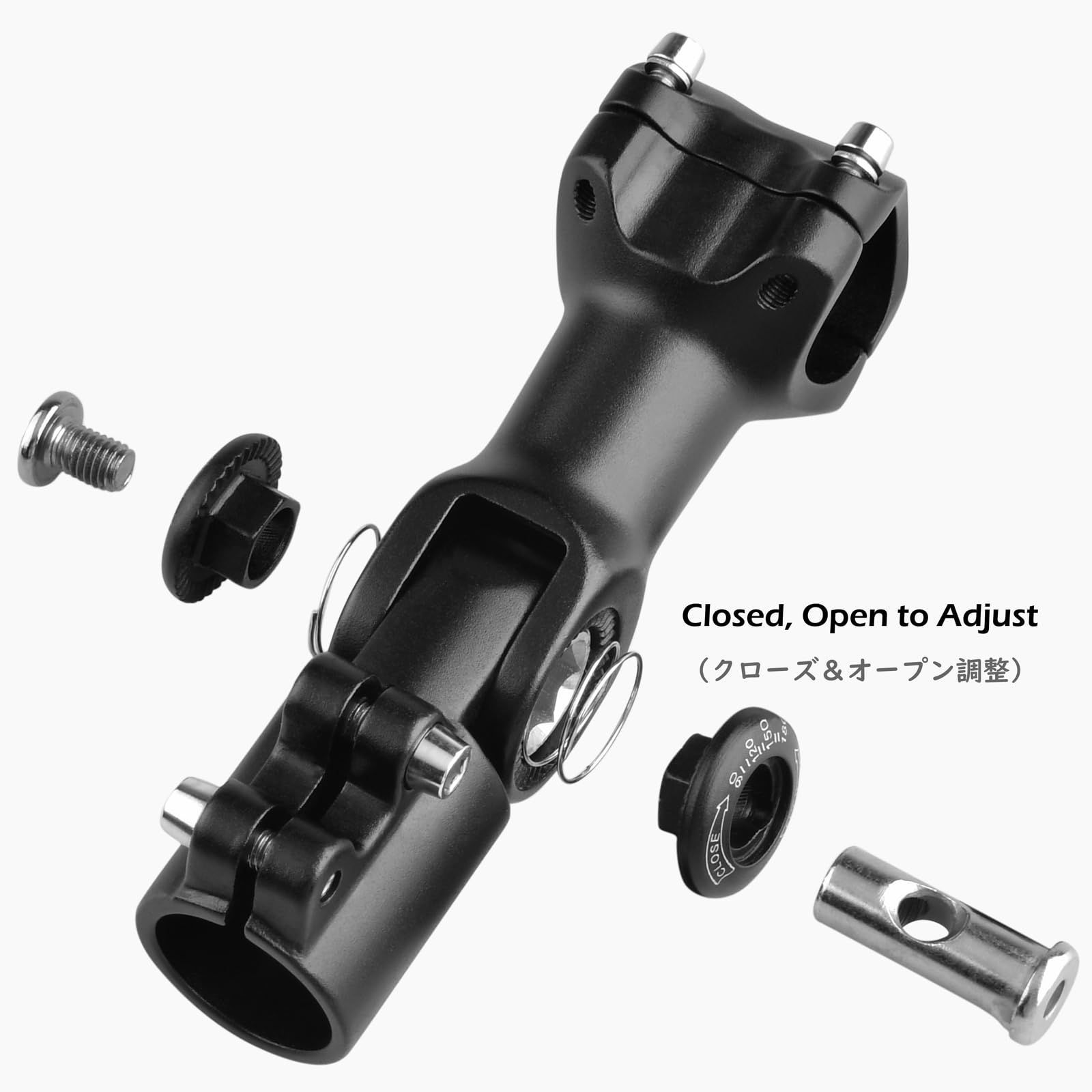 自転車 ステム 90mm/110mm ブラック Amazon.co.jp: 35度 自転車 アヘッド ステム 31.8 × 70/90/110mm