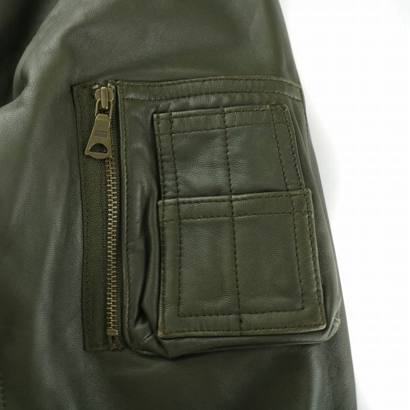 ラムレザー フライトジャケット