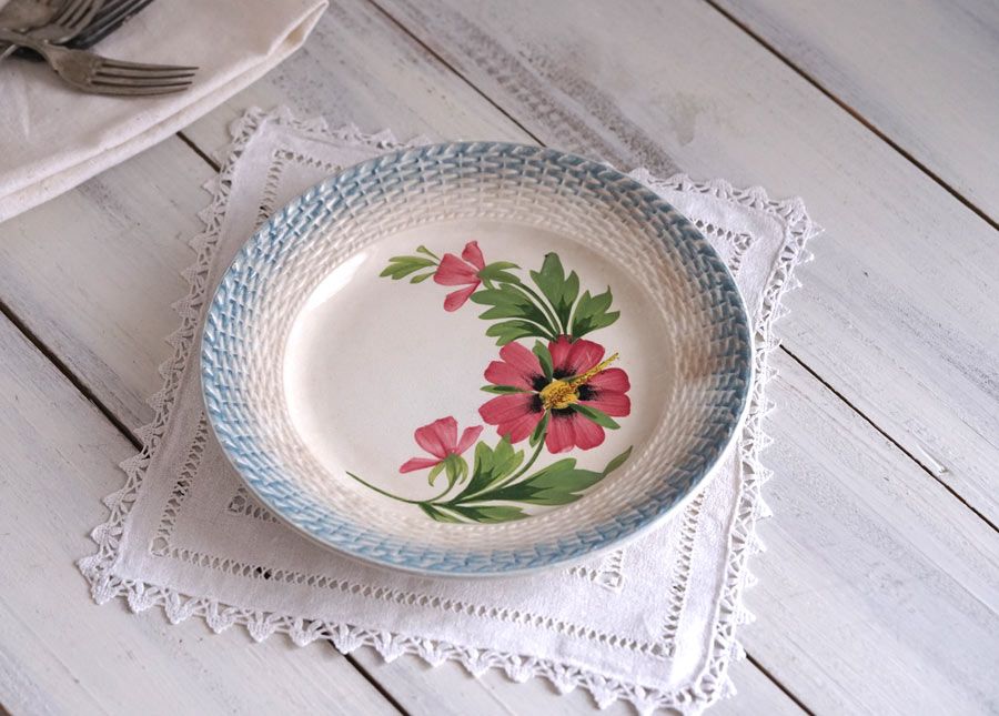 フランスアンティークサンタマンSt-Amandの デザート皿W20cm gc-1099 注文