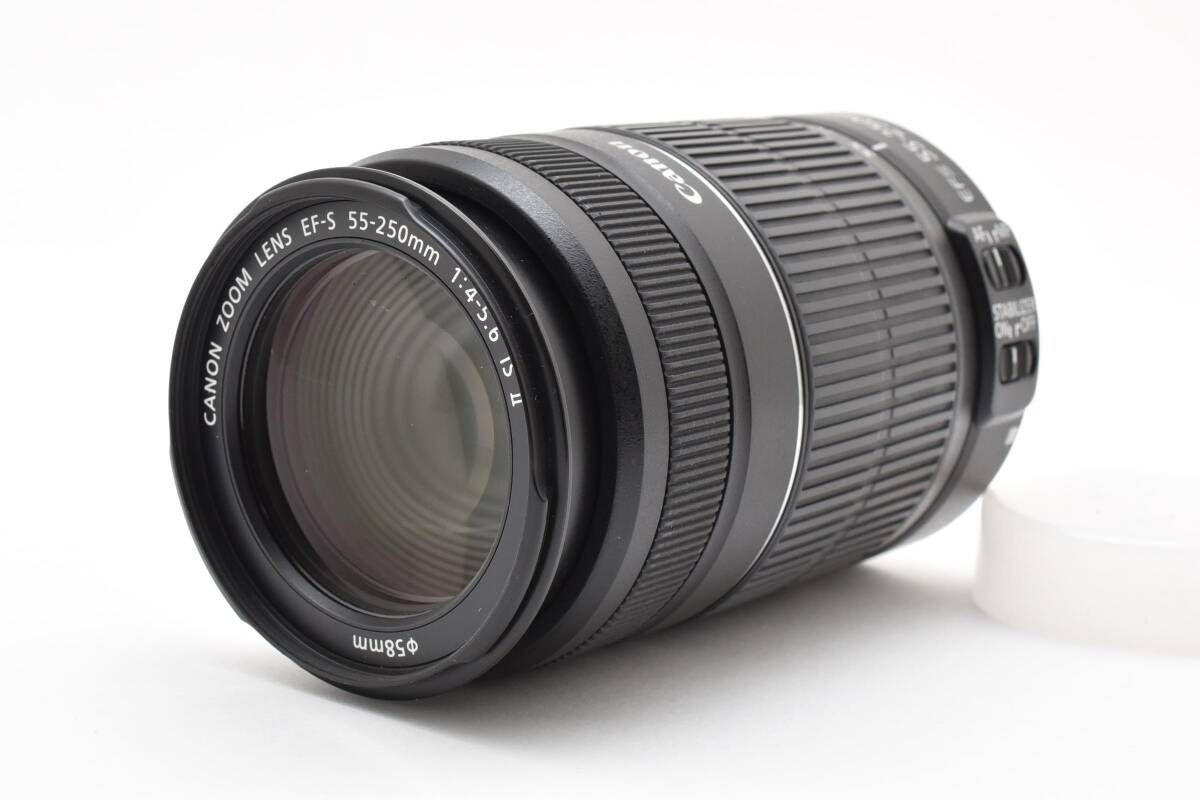 ☆良品☆ キヤノン Canon EF-S 55-250mm F4-5.6 IS II 望遠ズームレンズ
