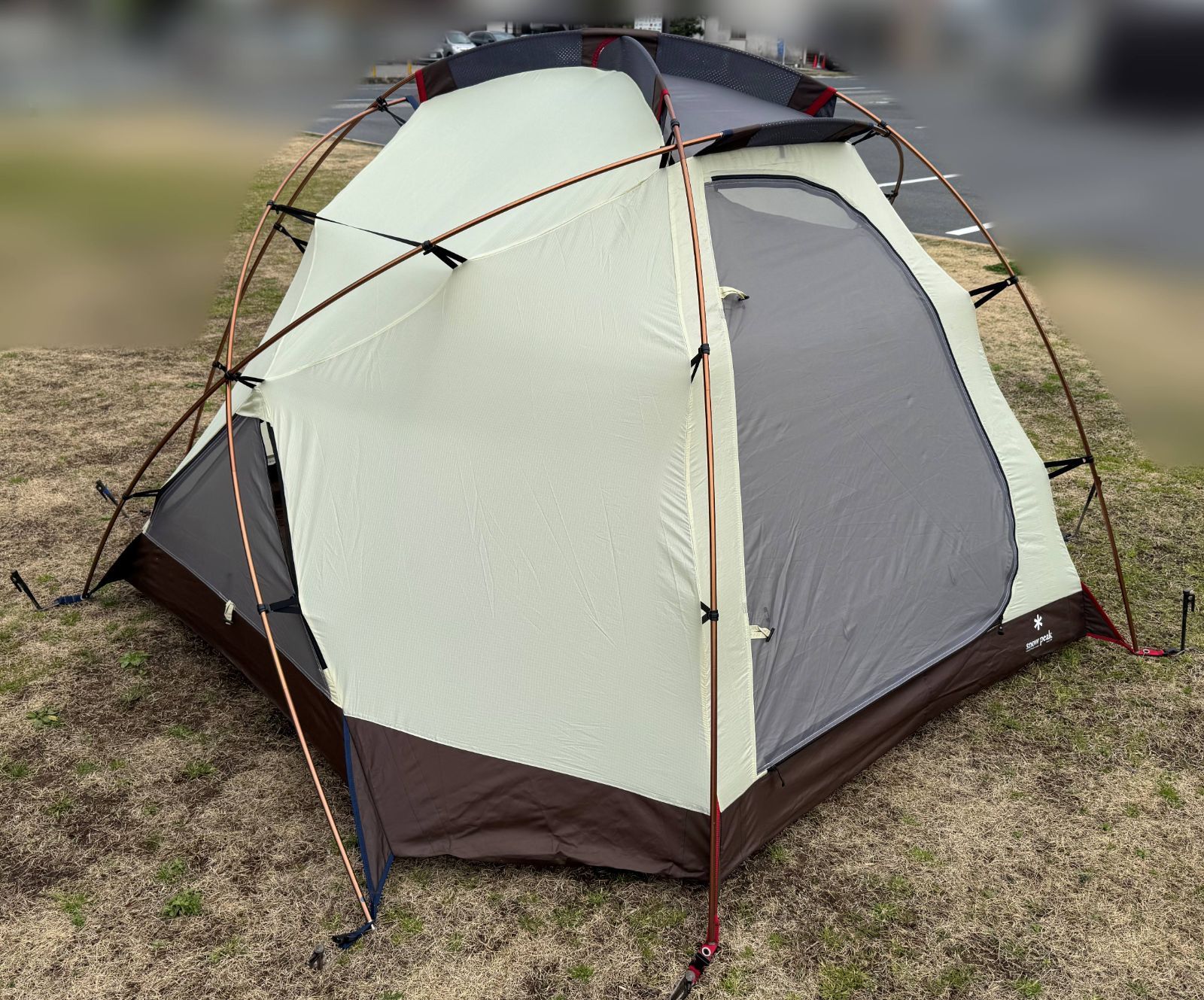 最終価格snow peak スノーピークランドブリーズ 4 グランドシート付き