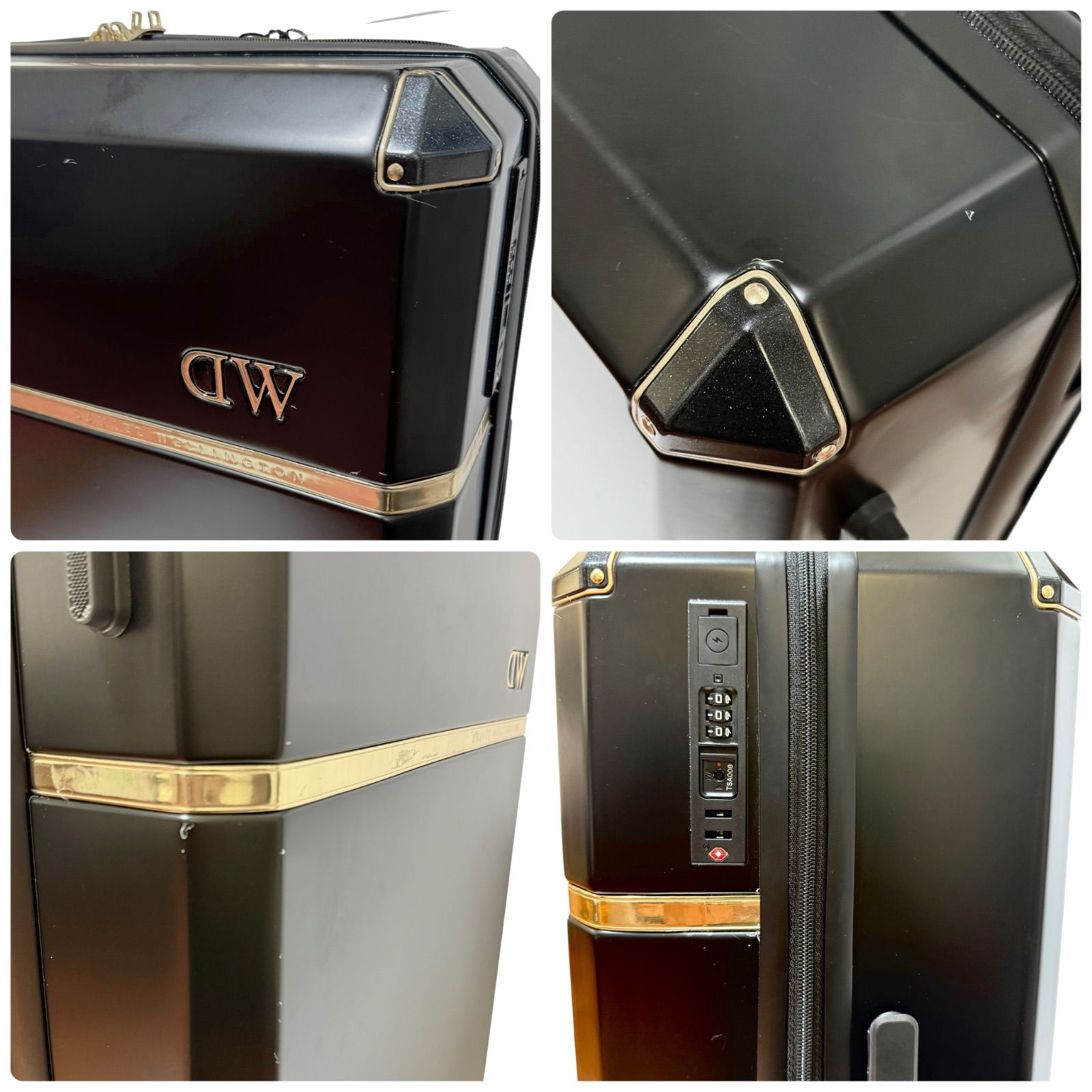 ダニエルウェリントン Daniel Wellington スーツケース 93L ブラック