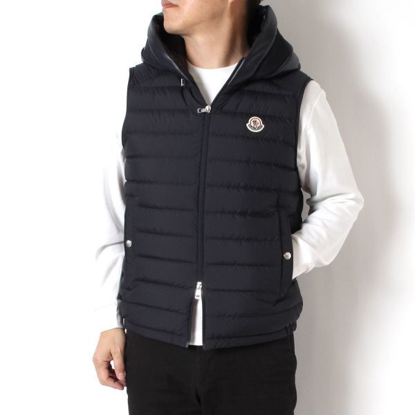 25SSモデル モンクレール MONCLER BOURGET フードロゴ ダウン