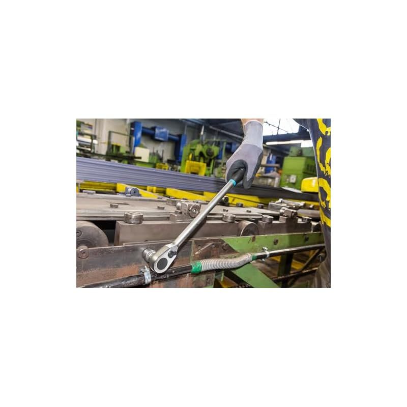 HAZET ハゼット 916HPL HiPerラチェットハンドル リバーシブルラチェット 1 2インチ 90枚ギア 4度送り フレックス ロング415mm 最大120Nm クロム仕上げ 狭所作業 自動車整備 メンテナンス プロ用 ドイツ製 1