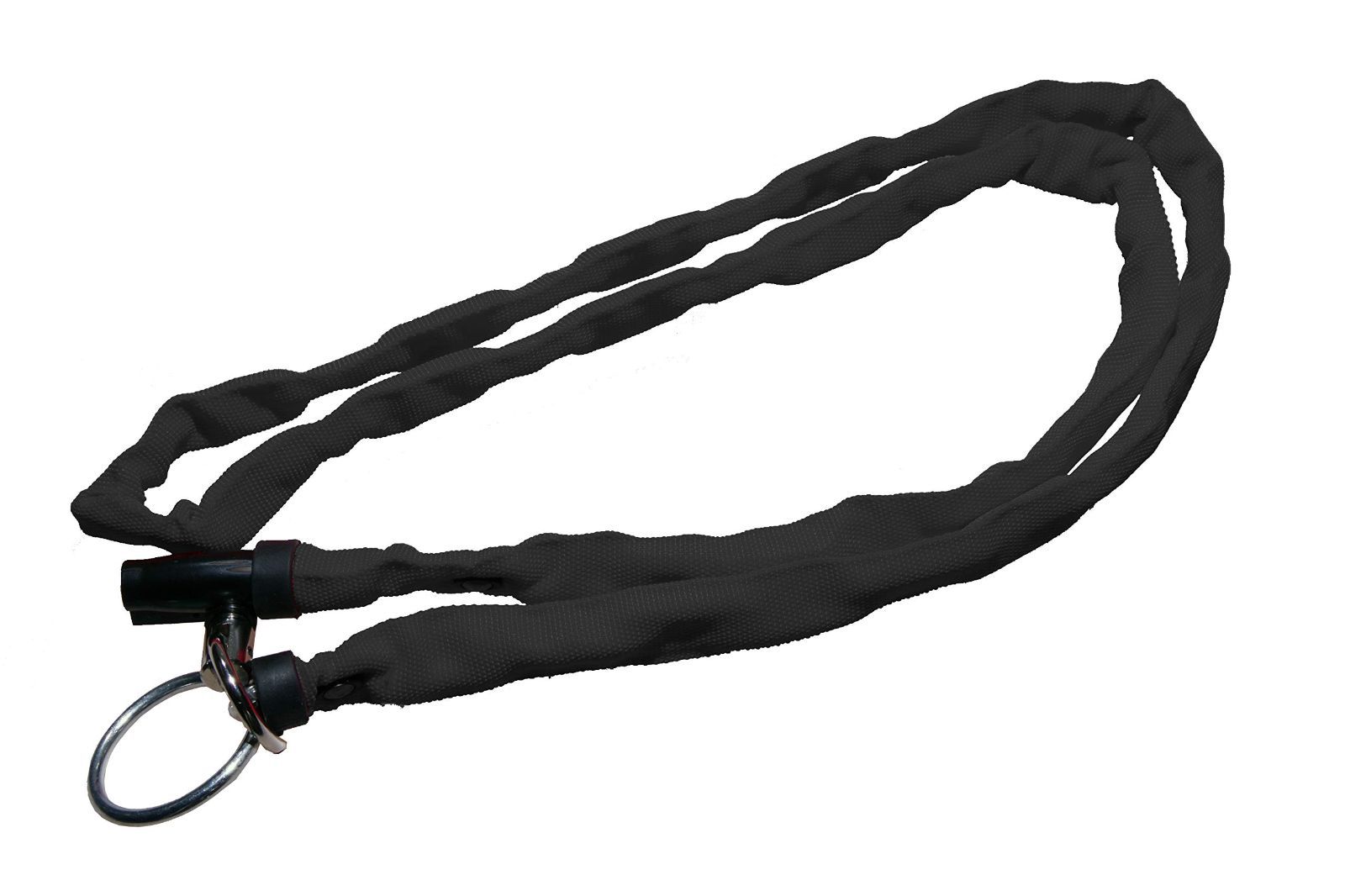 『人気商品』kuhaku(クウハク) 檸檬(レモン) ダブルループ140 自転車チェーンロック ピッキング防止 ディンプルキー 太さ4mmX長さ140cm