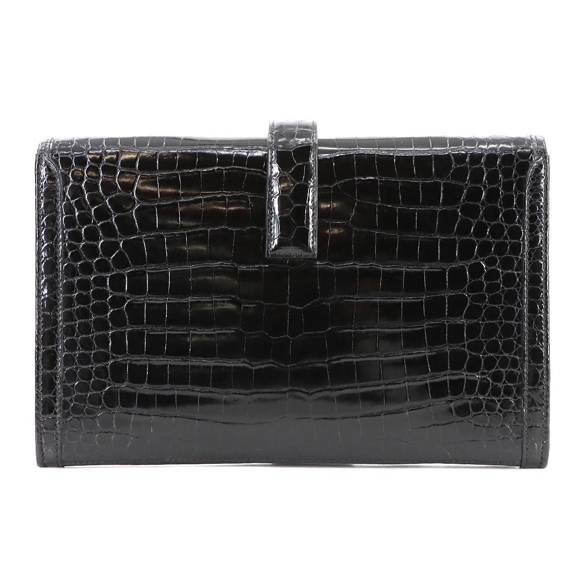 新品同様 エルメス HERMES クロコダイル ジジェ PM クラッチ