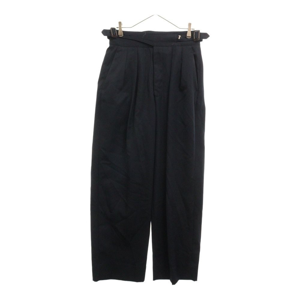 THE RERACS (ザ リラクス) THE GURKHA SLACKS ウールベルデッドスラックスパンツ ネイビー 23SS-REPT-165-J