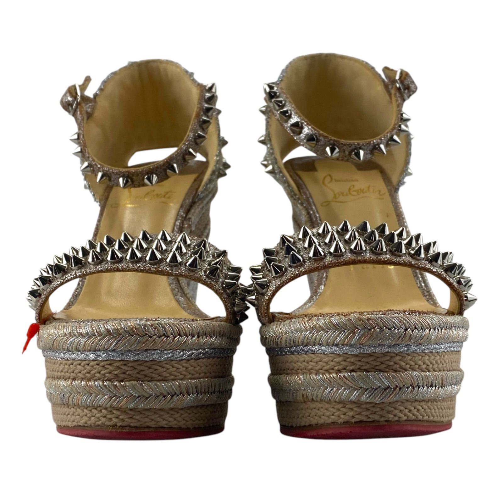 クリスチャンルブタン Christian Louboutin スタッズ サンダル 36、23