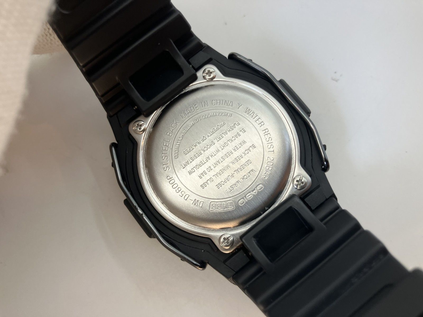 カシオ CASIO DW-D5600P N.ハリウッドコラボ メンズ腕時計 箱 取説