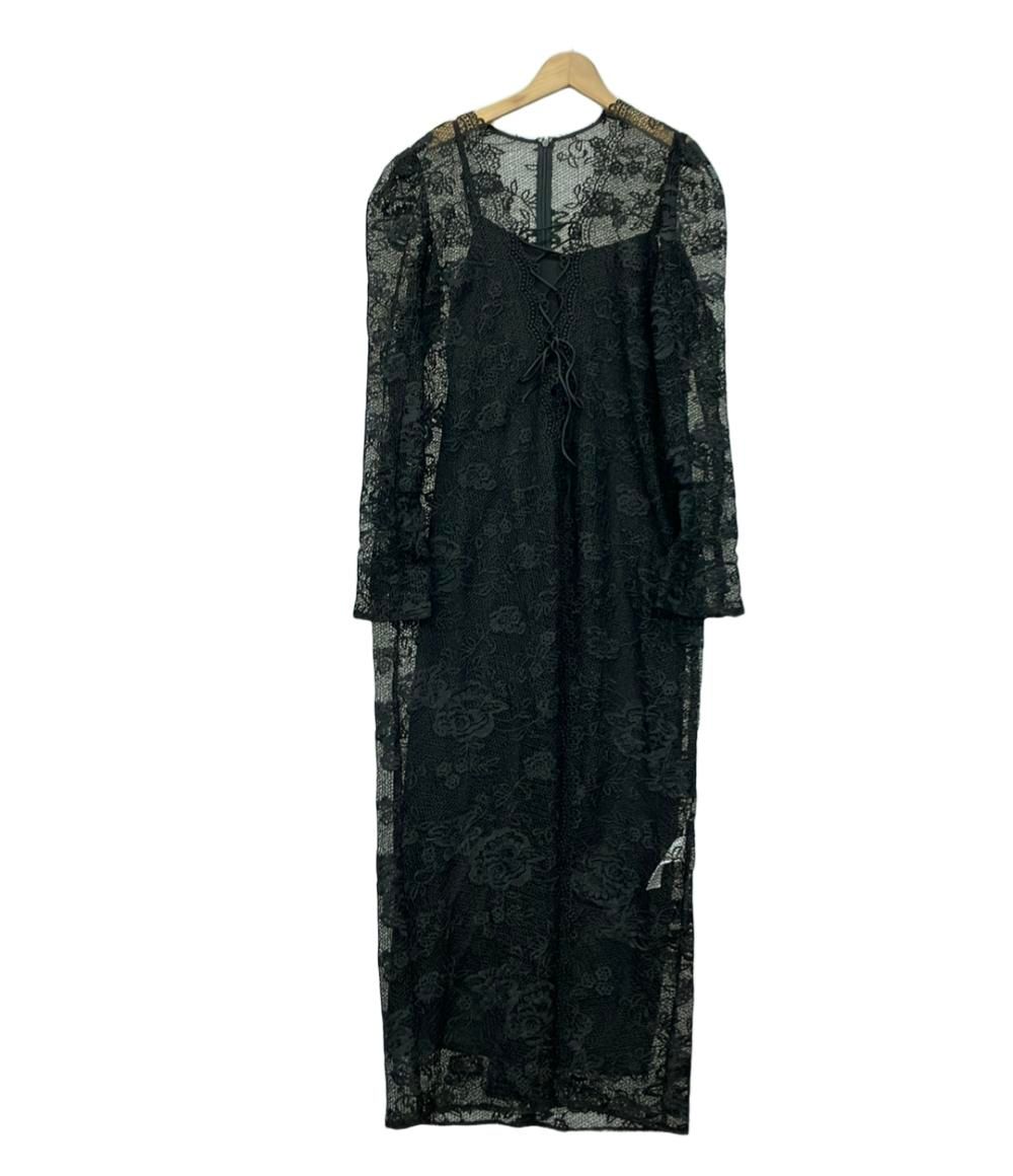 アメリ 長袖ワンピース インナー付き レディース SIZE M M AMERI