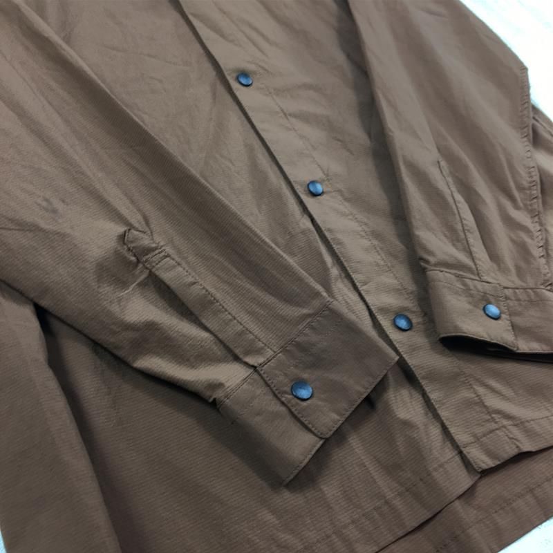 h*o様 山と道　ULシャツ UNISEX M ブラウン 山と道 UL Shirt - Unisex ※在庫あり | Less Higas