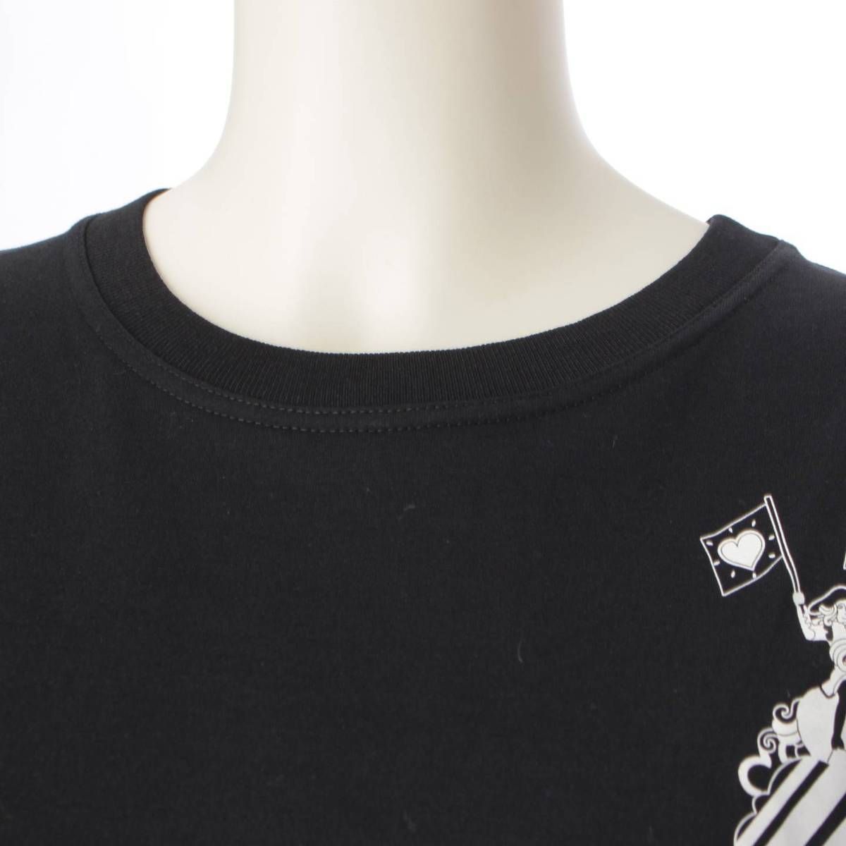 売り切り価格❗️エルメス♡フォーブルレインボー♡tシャツ♡38♡美品 エルメス フォーブルレインボー コットン Tシャツ ブラック