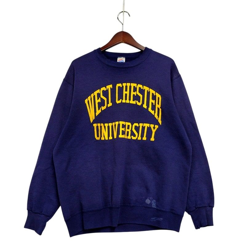 メンズ JERZEES ジャージーズ 80S WEST CHESTER UNIVERSITY SWEATSHIRT スウェットシャツ トレーナー 長袖 トップス 146-250123-as-14-IZU