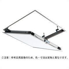 サヌキ 気密天井点検口 鍵付システムロック式 支持金具 600角 シルバー KMK601