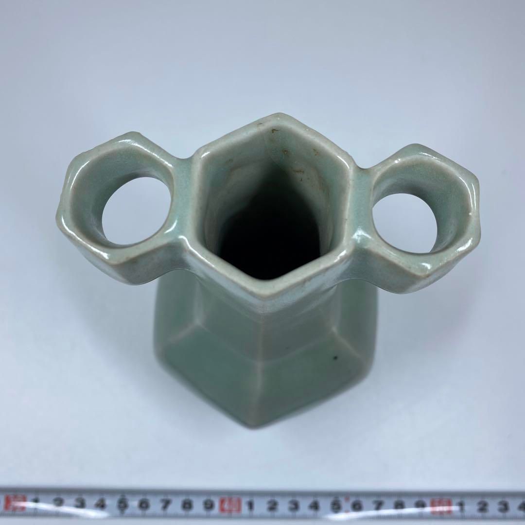 中国美術 青磁花瓶