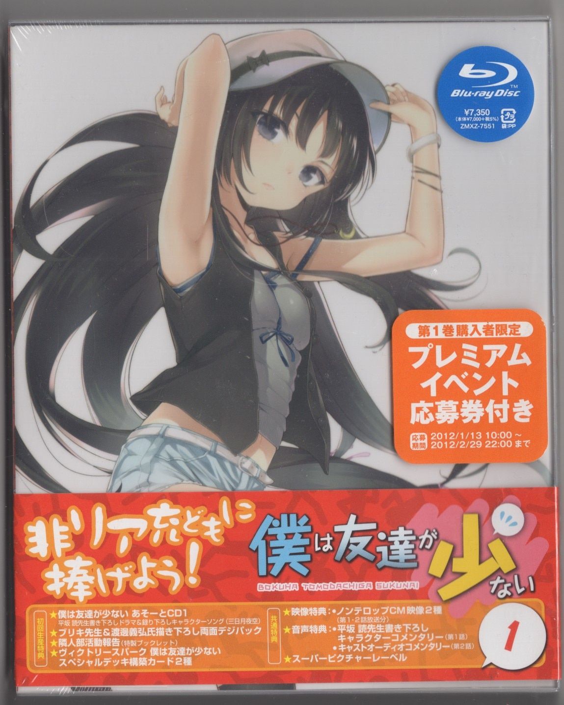 アニメBlu-ray 僕は友達が少ないNEXT 初回版全6巻セット ※