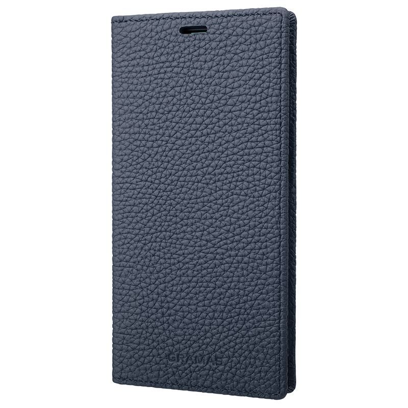 【大特価！64％オフ！！】手帳型／iPhoneケース／iPhone13／本革／ネイビー／牛革／シュランケンカーフ／GRAMAS／グラマス／レディース／メンズ／高級感／おしゃれ／シンプル／ビジネス／スマ