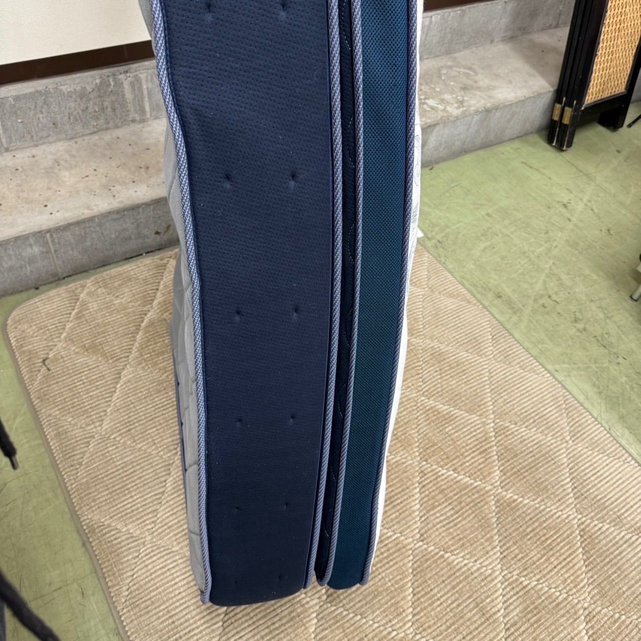 (お値引き)【中古美品】ニトリ　シングルマットレス DP-02 CR ○【値引き交渉可能】ニトリ シングルマットレス DP-02 CR DUAL POKET