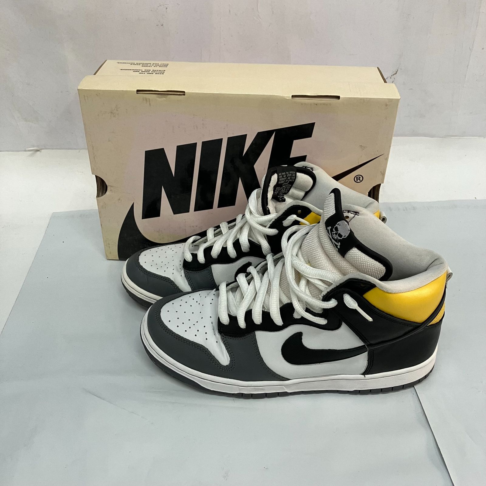 Nike Dunk High ホワイト/グレー/ブラック/ダニエルシミズ Nike Dunk High ホワイト/グレー/ブラック/ダニエルシミズ