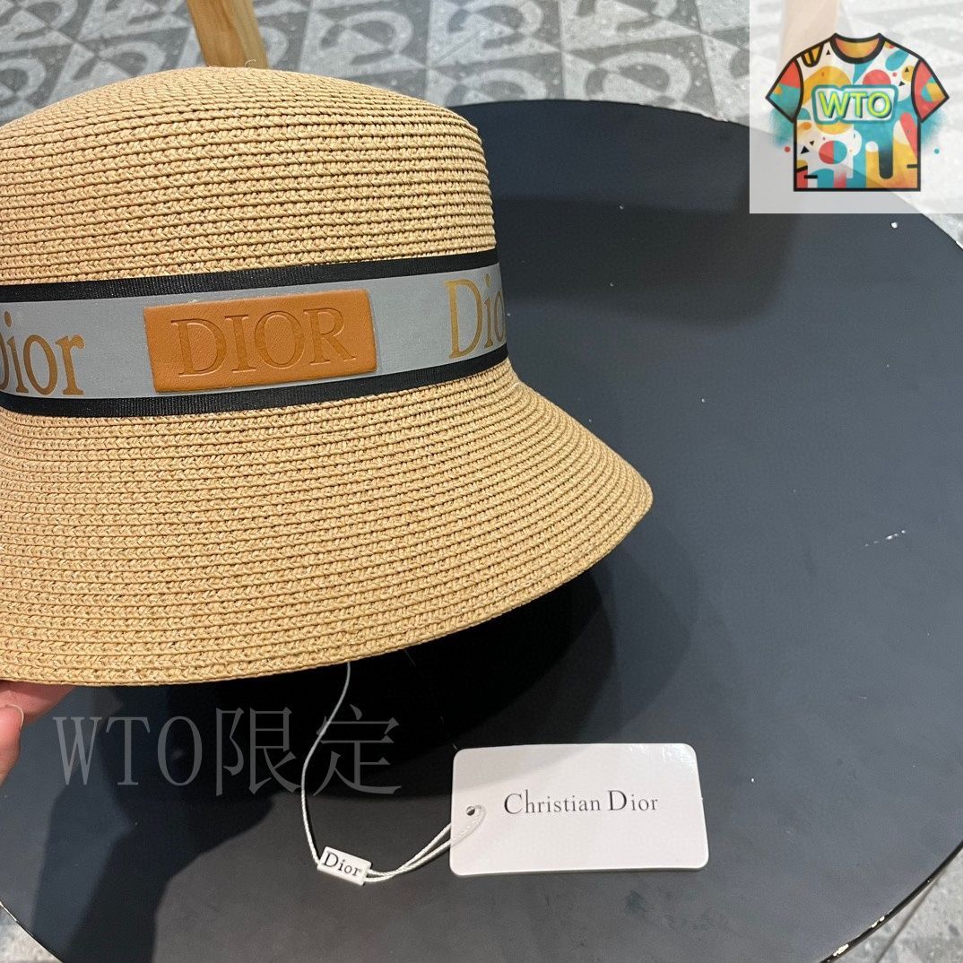 Dior（ディオール） ストローハット04-1 - メルカリ