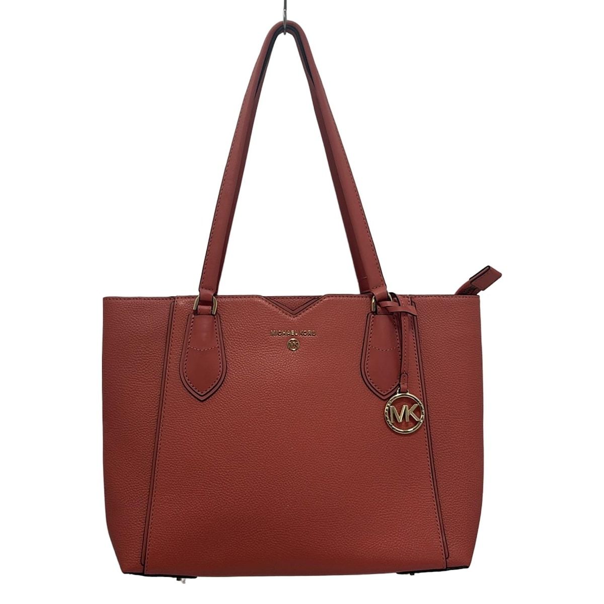 MICHAEL KORS マイケルコース ショルダーバッグ - オレンジ レザー