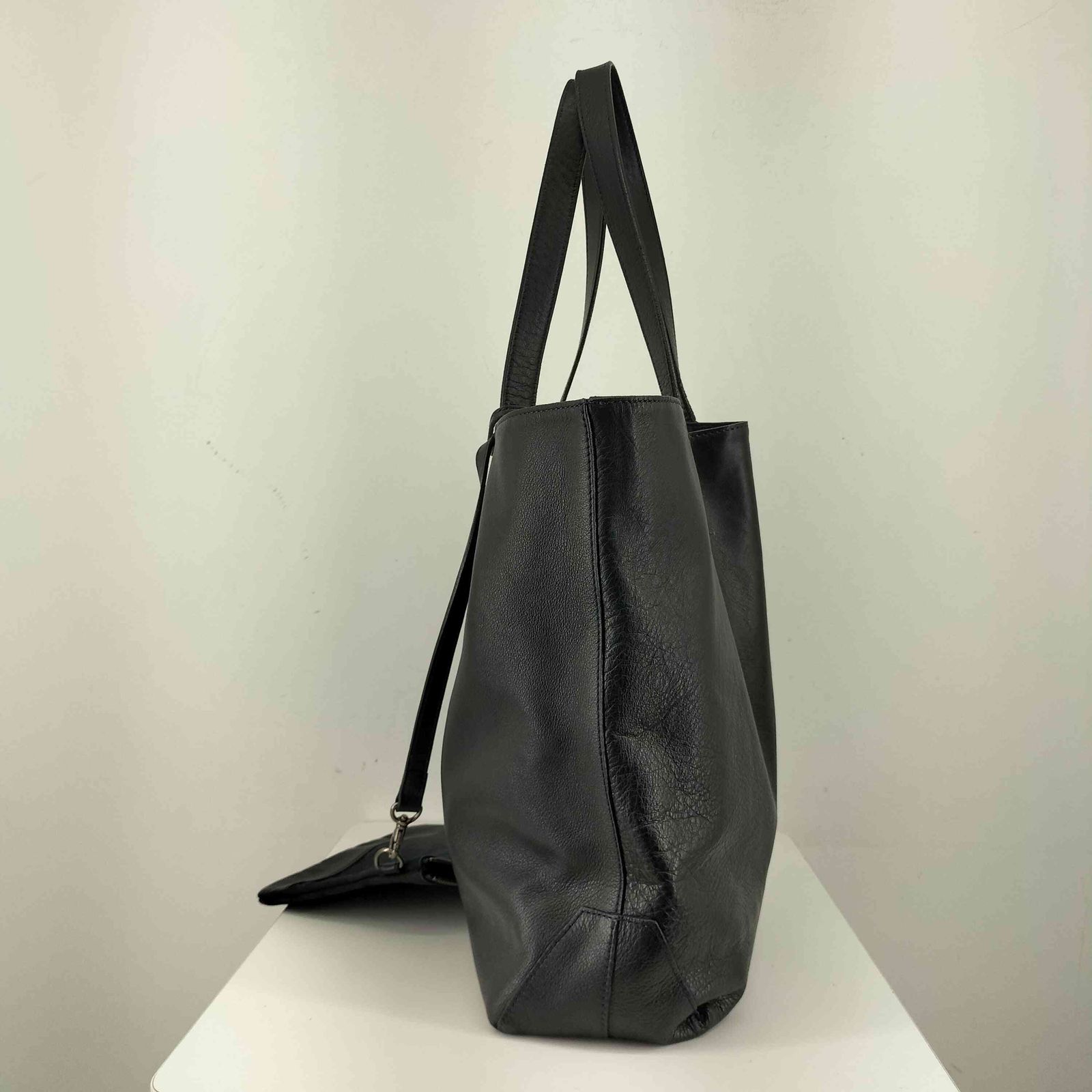 バーバリー　ブラックレザートートバッグ バーバリーブラックレーベル BURBERRY BLACK LABEL リバーシブル