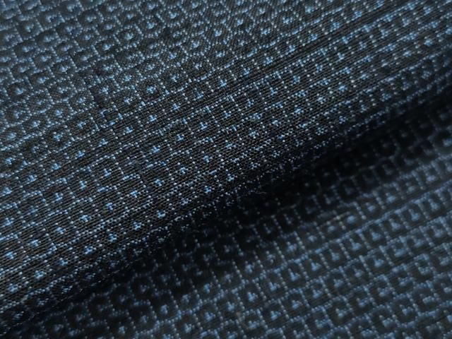  平和屋着物 男性 結城紬 アンサンブル 長襦袢セット 100亀甲 総詰め 正絹 gh 着物セット 着物 浴衣