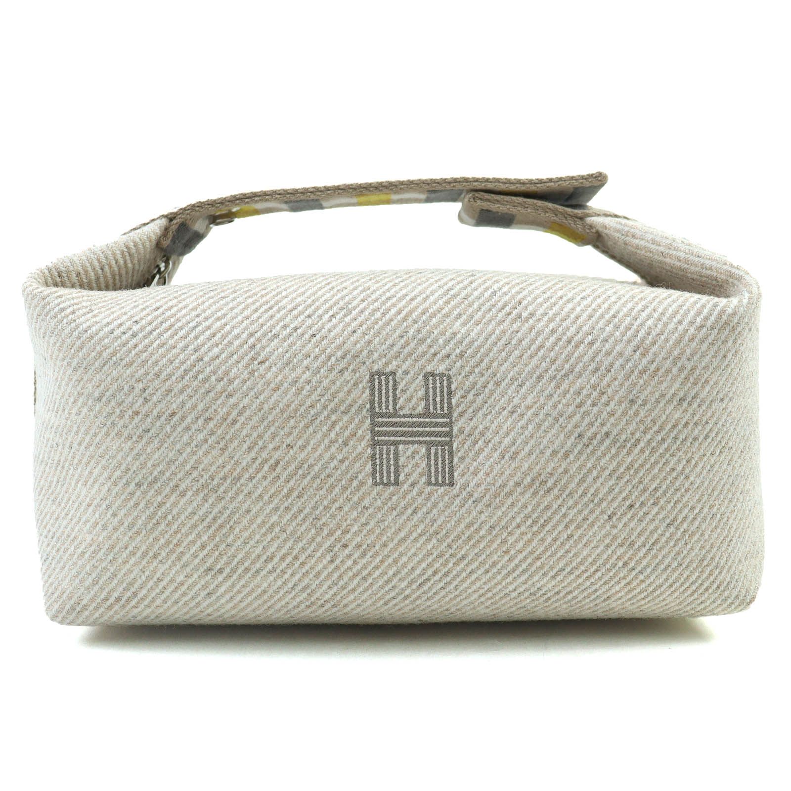 未使用品△HERMES エルメス ブリッド ア ブラック PM オ カレ ウール  