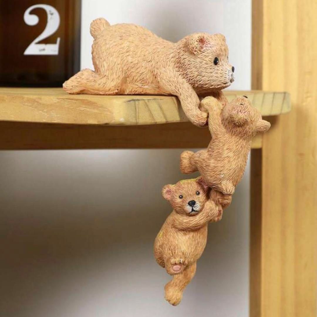 癒し系のアイデア風船の熊の置物シンプルで現代的な家庭の卓上装飾子供 