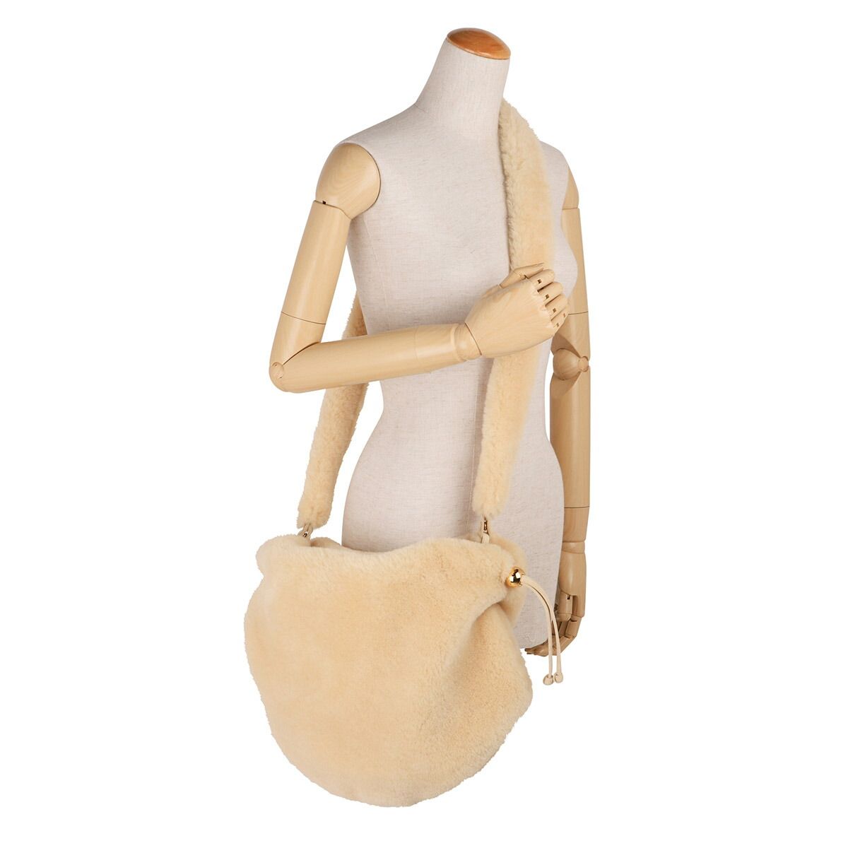 新品 ボッテガヴェネタ BOTTEGA VENETA ハンドバッグ LAMB SHEARING