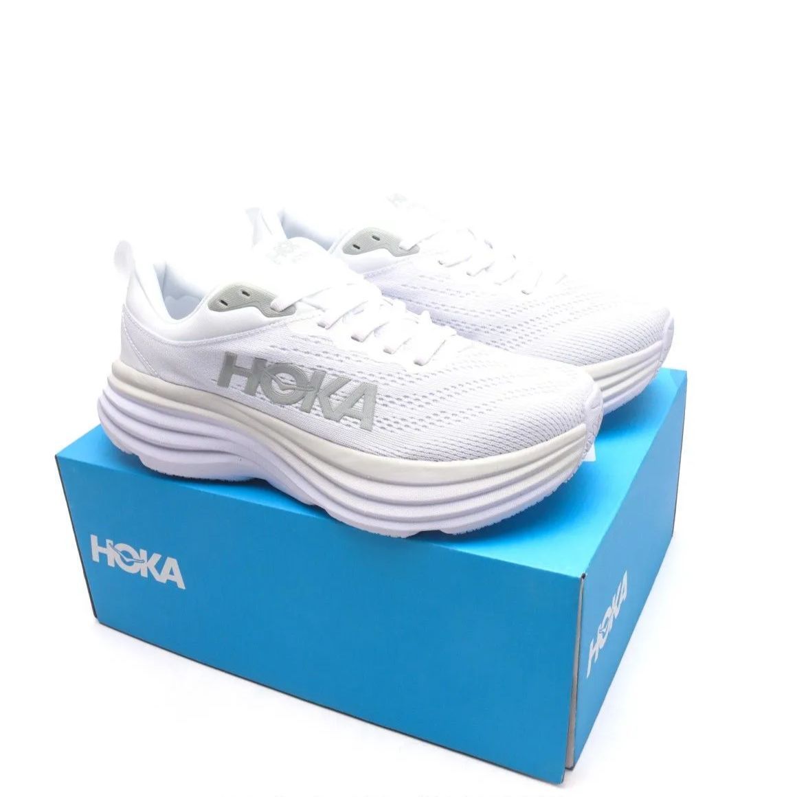 ホカオネオネ HOKA BONDI 8 陸上|ランニング ランニングシューズ ボンダイ 8 ワイド ランニング ロード マラソン ランシュー 厚底 ワイドタイプ 男女兼用 ホワイト 送料無料