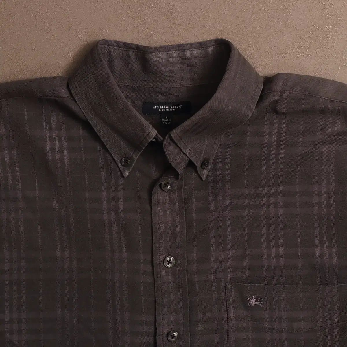 BURBERRY バーバリー ノバチェック グレー シャツ A1206