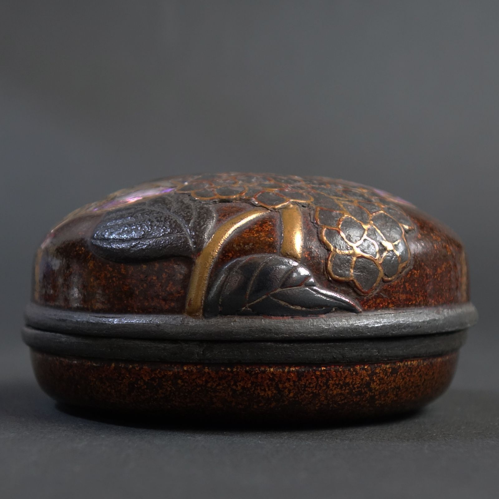 きんま香合　古道具　骨董　漆器 香合　茶道具　古美術 きんま香合 古道具 骨董 漆器 香合 茶道具 古美術