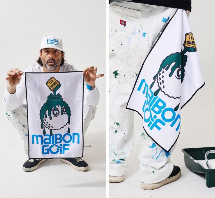 1個】色選択可 MALBON GOLF ボール拭き 39×61㎝ タオル - メルカリ