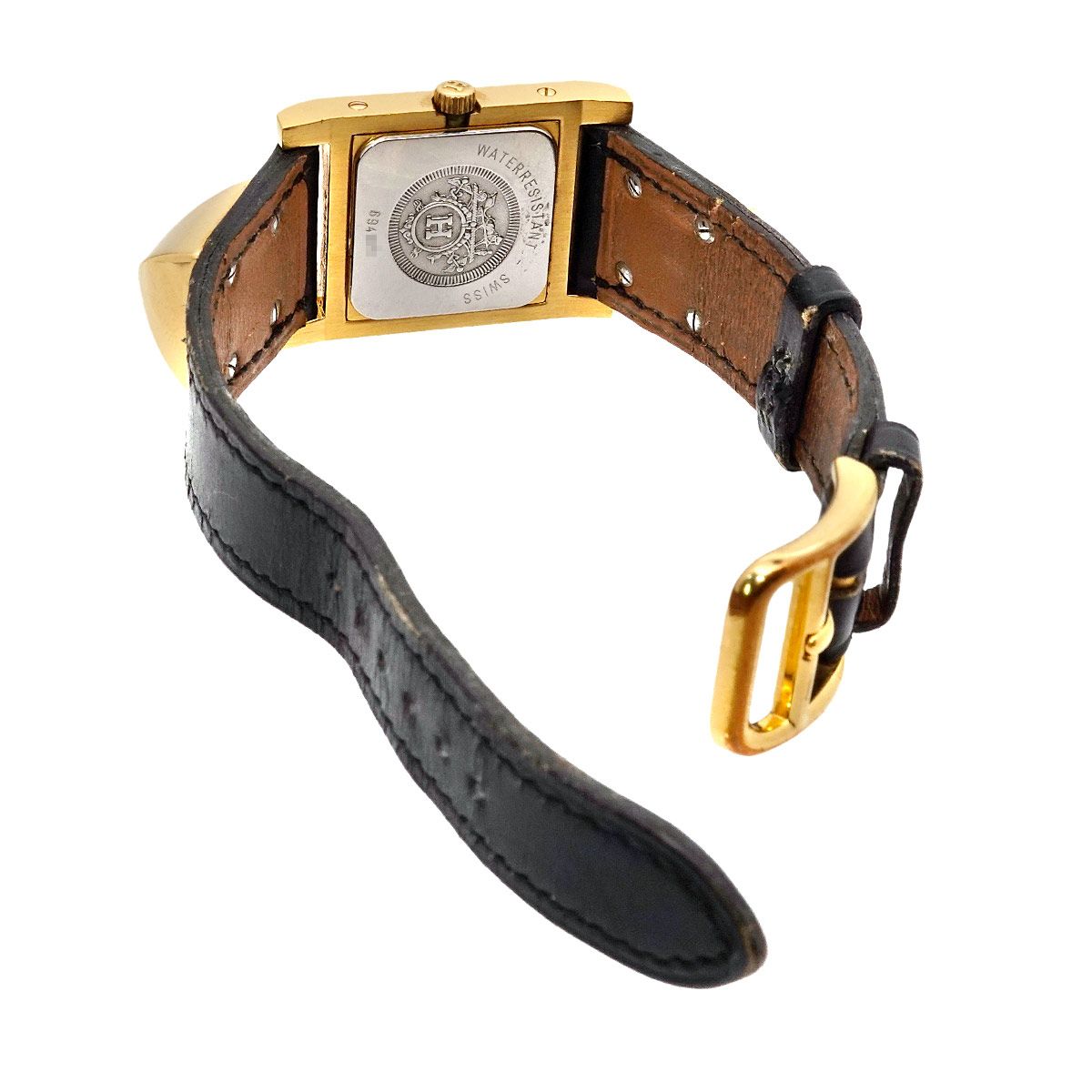 エルメス HERMES メドール ヴィンテージ レディース 腕時計 ピラミッド