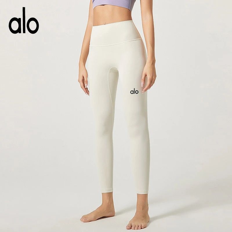 alo ブラウン ハイウエスト ヨガパンツ アローヨガ XS Alo Yoga（アロヨガ）の「【alo】Airlift High-Waist Suit Up